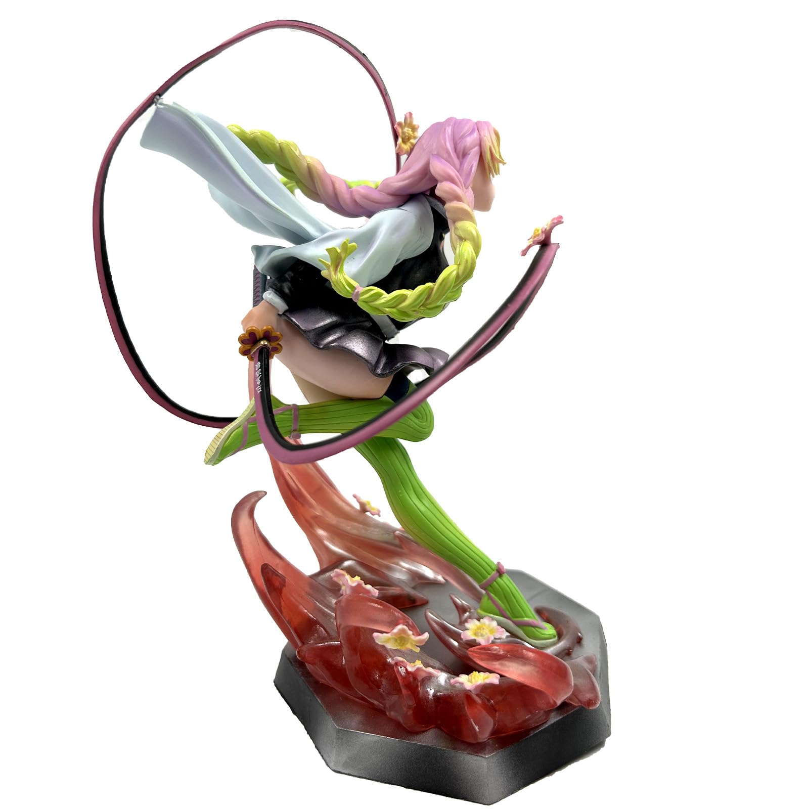 Elie&Eason Demon Statue, 22 CM Mitsuri Anime Kiba PVC Model, Anime Series Collectible Model, Desktop Decoration Collectibles Gifts
