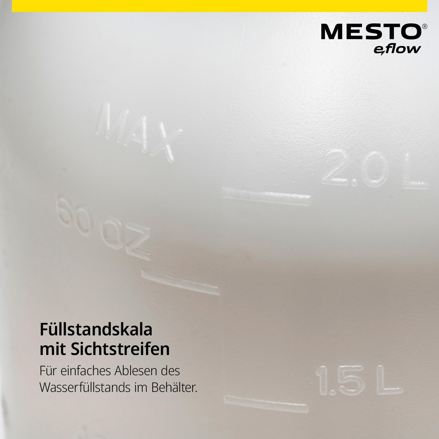 MESTO e.FOAMER F2 Akku-Schaumsprüher 2 L | Elektrischer Schaumsprüher für Auto & Reinigung | Foam Sprayer 1,5 Bar | Schaum Sprühflasche für leicht saure Flüssigkeiten | inkl. USB-C Kabel