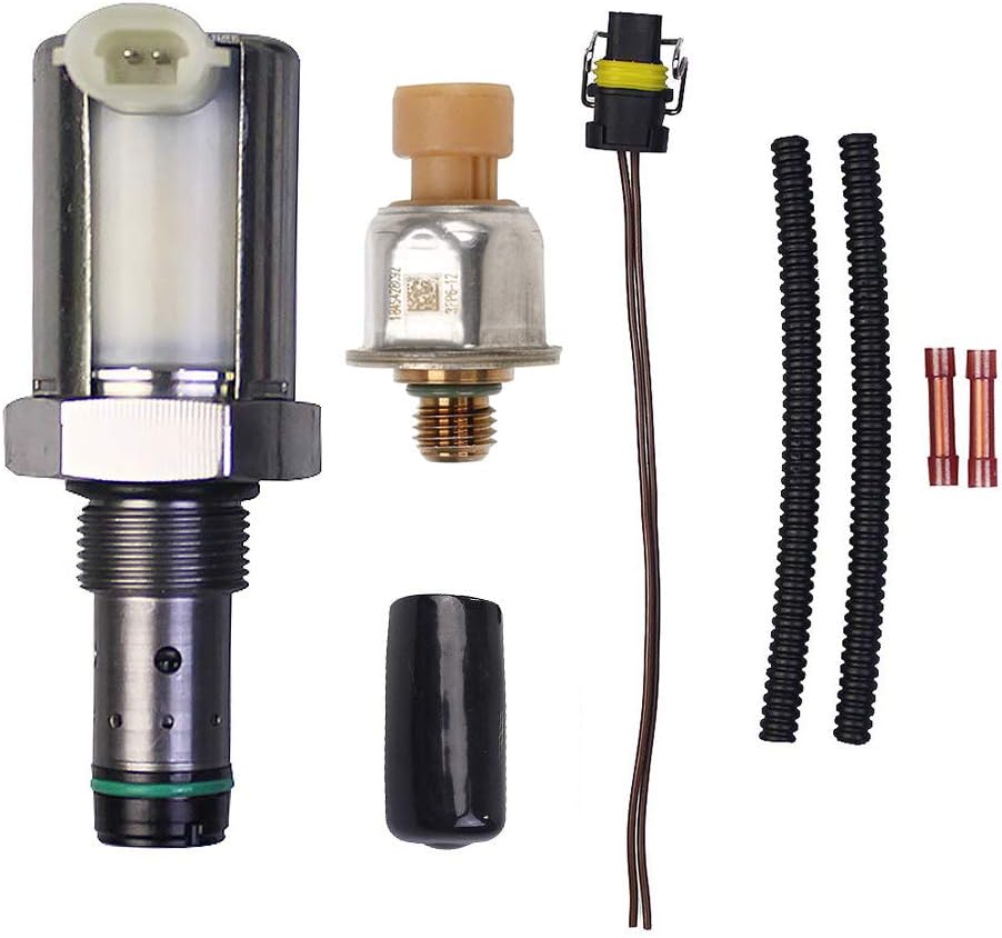 GaofeiLTF 6.0 Fuel Injection Pressure Regulator Valve & Sensor IPR & ICP Fit for Ford F250 F350 F450 E350 E450 2003-2010 6.0L Powerstroke Diesel Excursion