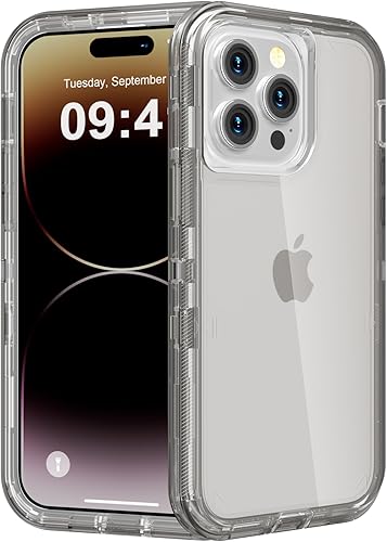Miniatura 45 de Funda para iPhone 11 Pro Max, resistente a los golpes, protección contra caídas, funda protectora transparente de doble capa compatible con iPhone