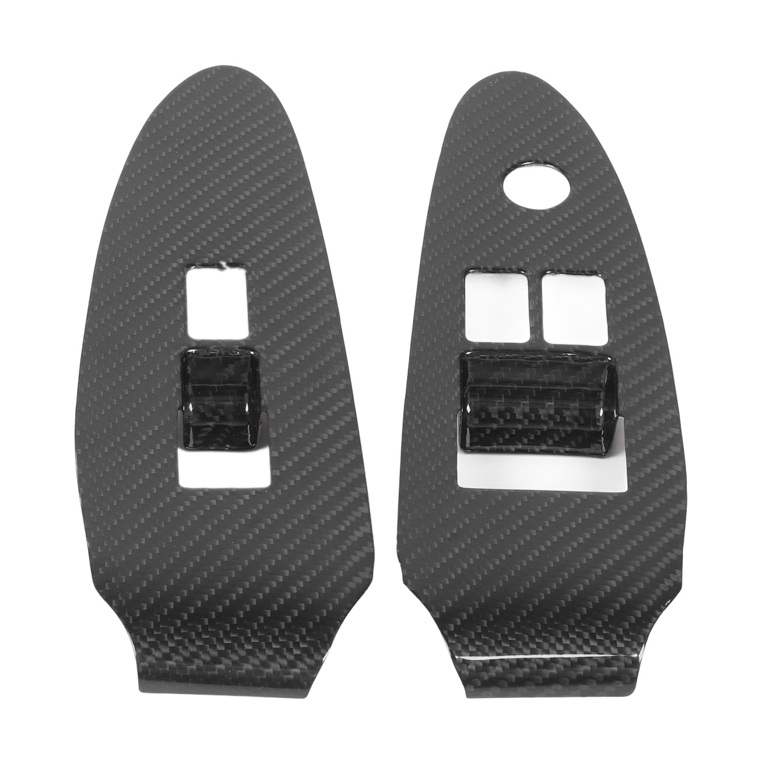 aqxreight Carbon Fiber Window Switch Cover for Fairlady Z RZ34 400Z LHD