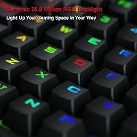 Redragon K585 PRO Vezeték Nélküli Egykezi Mechanikus Gamer Billentyűzet, 42 Gomb, RGB Háttérvilágítás, 7 Makró Gomb, Mágnesesen Rögzíthető C 4