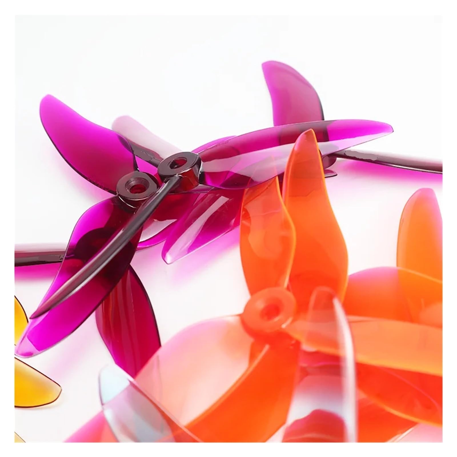 Compatible con hélices de drones RC 3 palas 51499 5 pulgadas(51499 Purple)