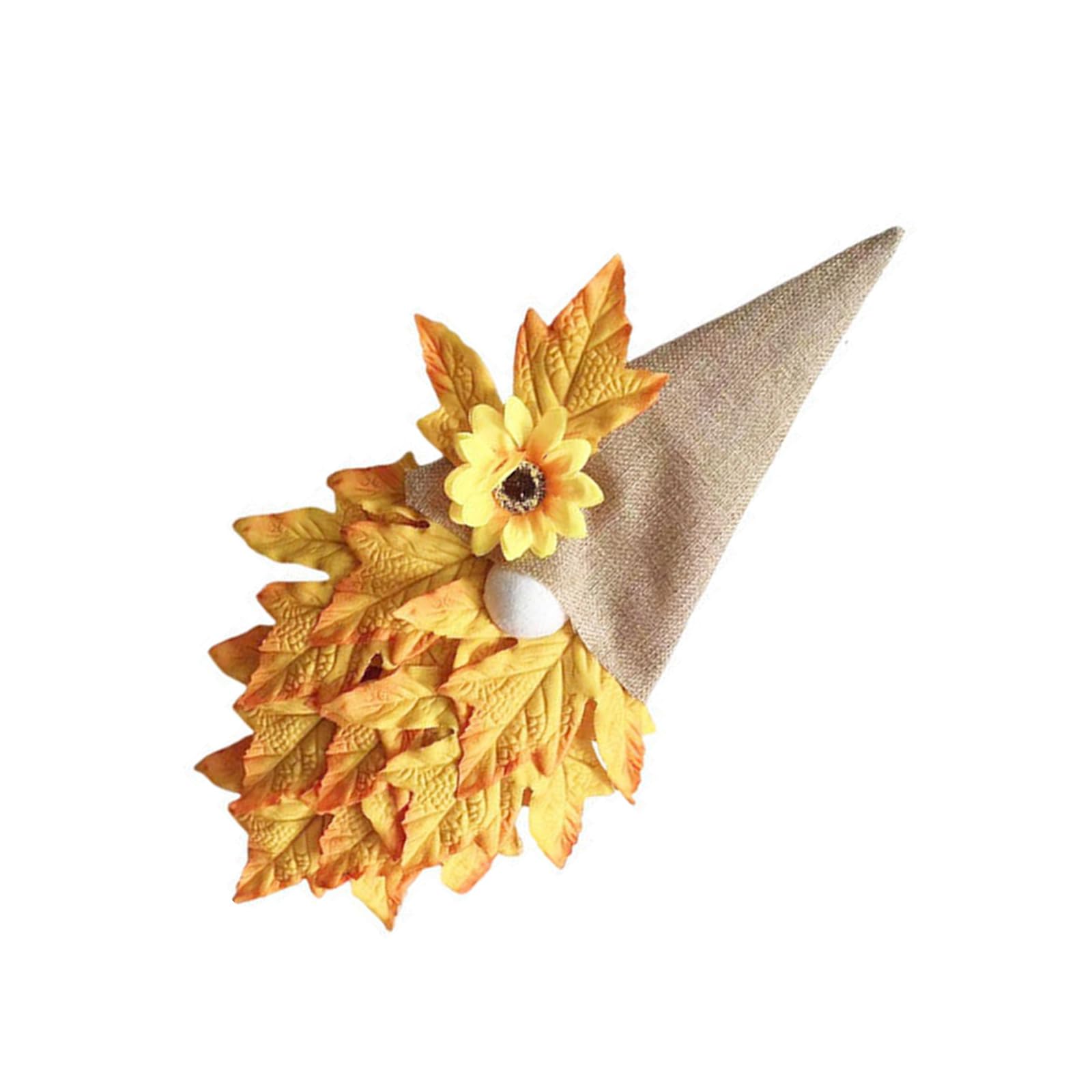 Kalttoy Seasonal Maple Leafs Gnomes Wreath Lighted Garlands for Thanksgiving Front Door Hanger Adornment Party Supplies Seasonal Home Decoration