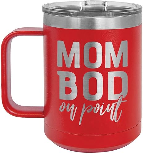 Miniatura 6 de Taza de café con tapa superior de 15 oz con tapa superior de diseño de mamá  Taza de café de viaje aislada  Ideas de regalo de cumpleaños o Navidad