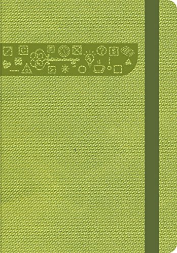 MatrikaS Signature Marvel Lime Journaling/Planner/Calligraphy/Creative Writing Blank Diary/Notebook with Stickers