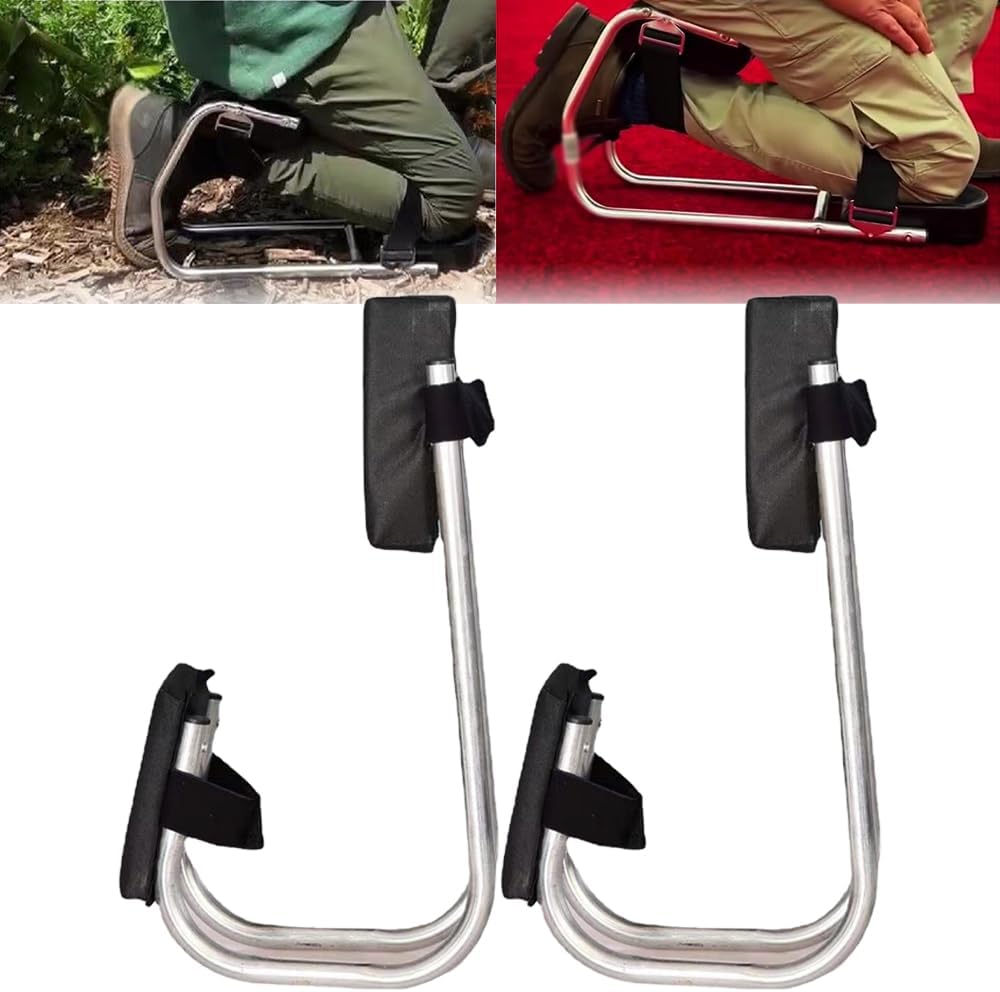 SoulGemini-Kneeling Pads for Gardening，2024 New Knee pad seat，Strap on Kneeling Device for Garden（2PCS