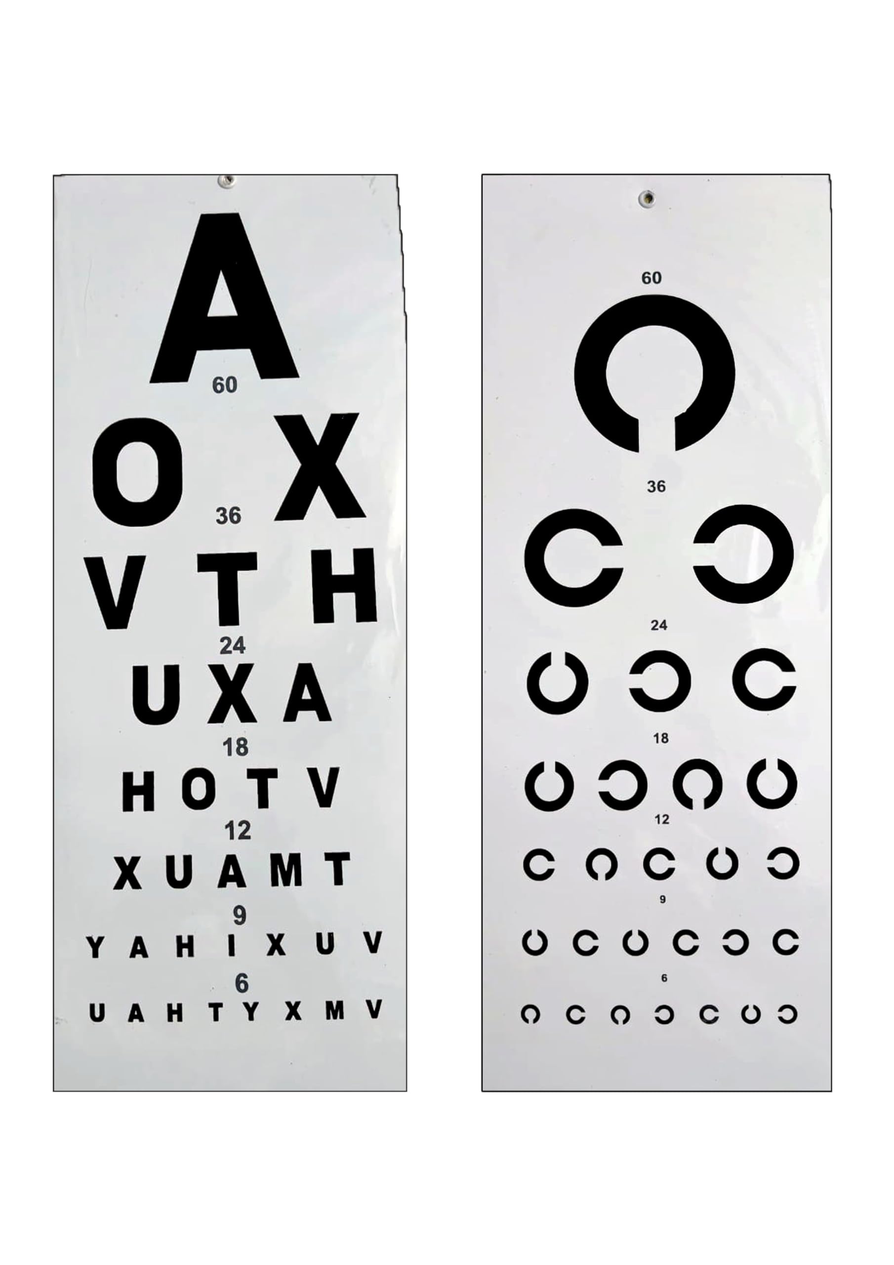 Eagle Eye Products® || EEP || Eye Vsion Test Chart || Snellen and Landolt C Vision Charts || COMBO ( A And C) || Medical Optometry Wall Charts || Eye Test Chart Set - Image 4 thumbnail