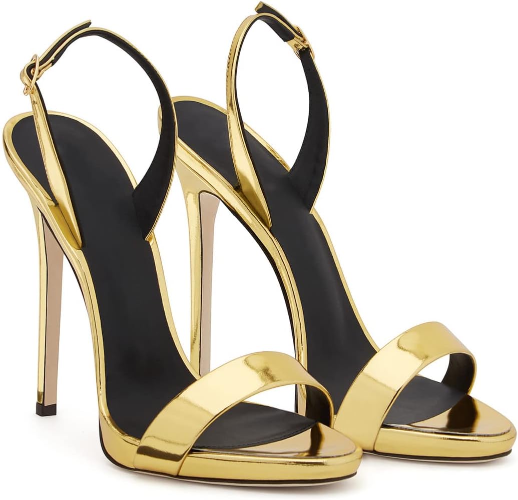 Women Luxury Gold T strap Rhinestone Chunk Heel Sandals Bling Bling Ankle Strap Crystal High 