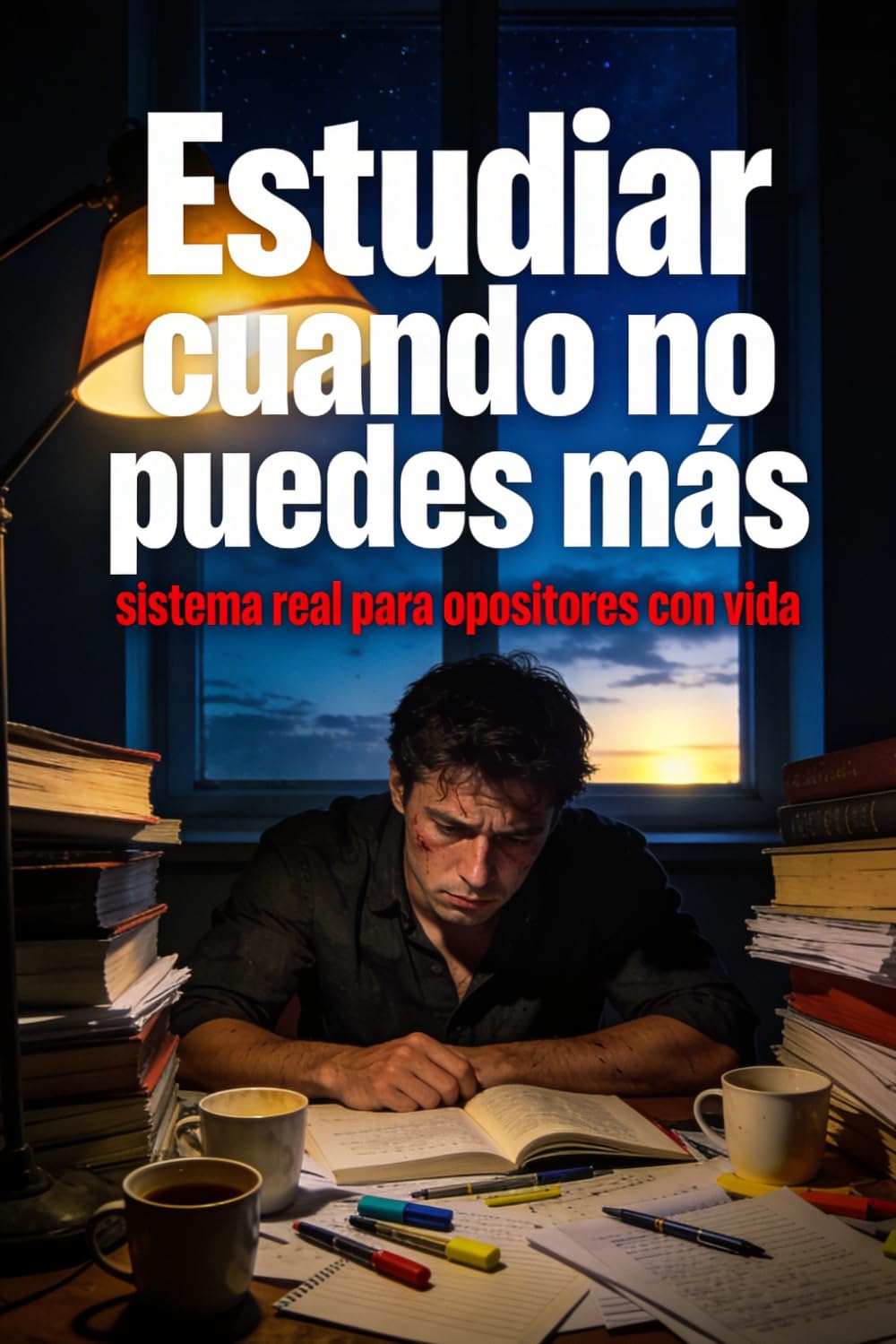 Estudiar cuando no puedes más: sistema real para opositores con vida