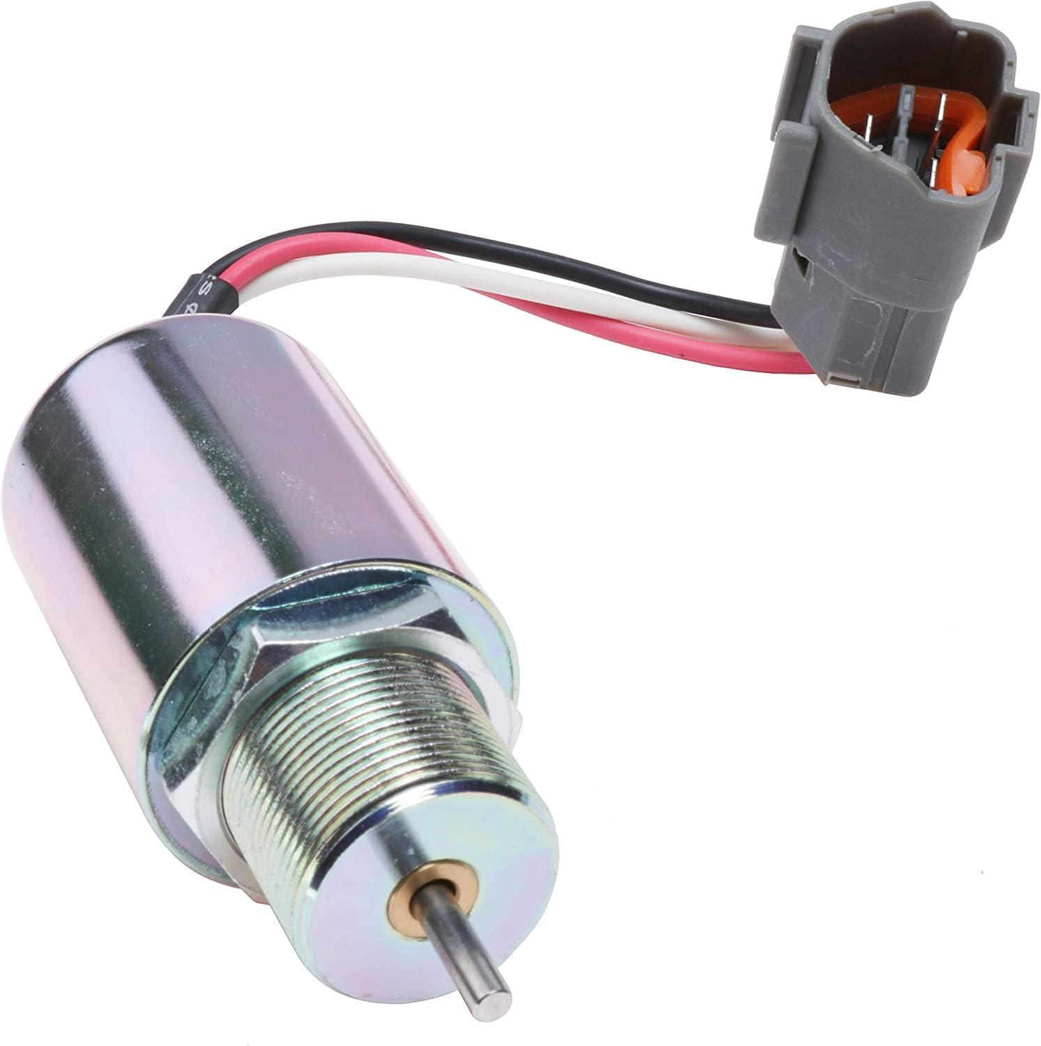 HOLDWELL 12Vdc Fuel Shut Off Solenoid Valve SA-3725-12 compatible with Mitsubishi L2E L3E S3L S4L Engine SDMO Volvo EC15 Toro 223D Mahindra Max 28 Tractor