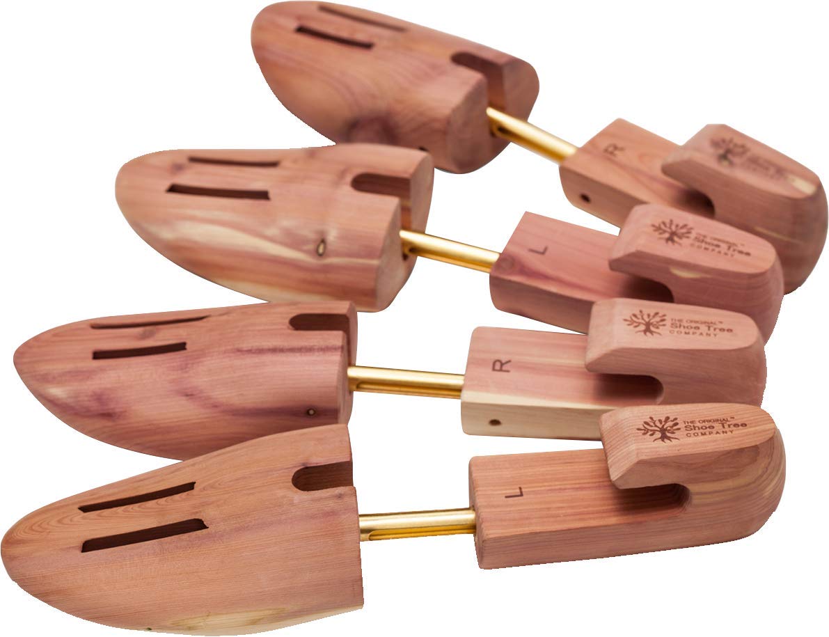 The Original Shoe Tree Company - Cedar Shoe Trees for Men Dress Shoes 2 pair
