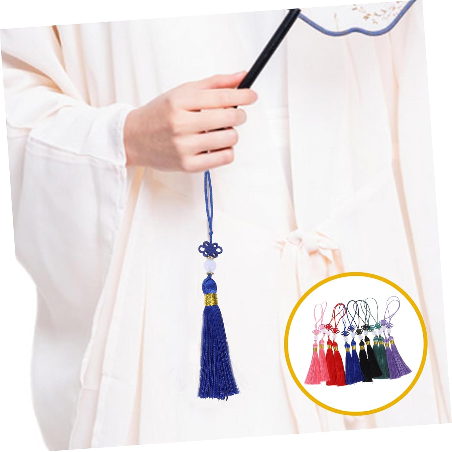 PRETYZOOM 60pcs Custom Chinese Knot Tassel Decor Festival Pendant Home Office Decorative Ornaments
