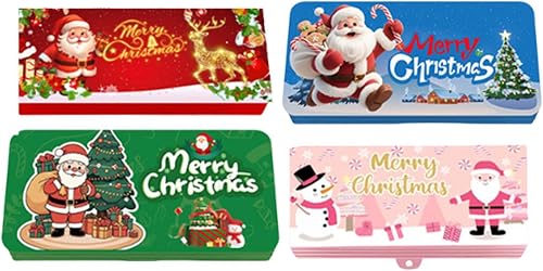 Money Holders for Christmas Seasonal Foldable Santa Box with 10