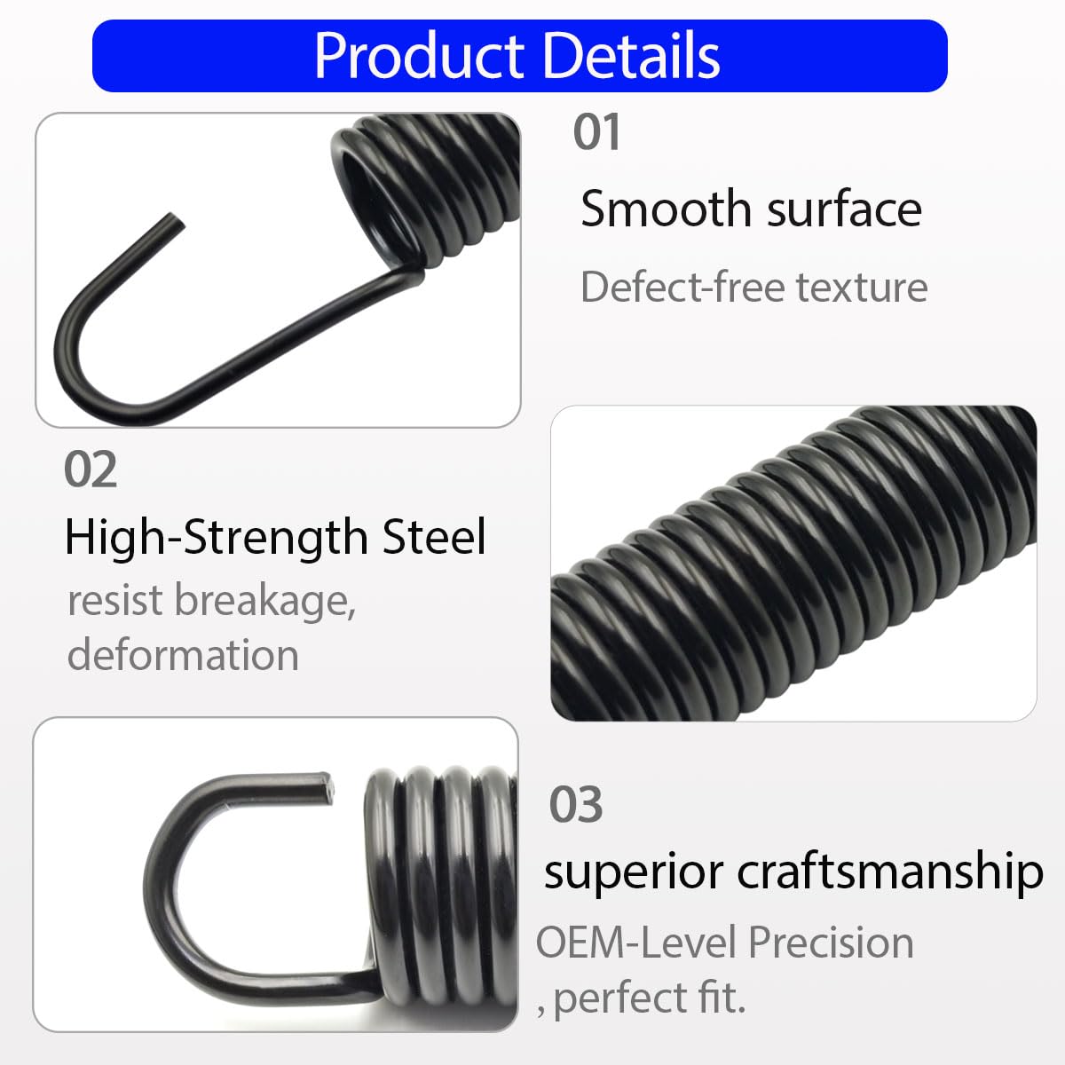 Amazon.com: ZanFyxil 08300020 Extension Spring - Compatible with