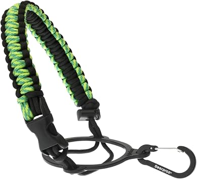 Gearproz Hydrocord Handle for Nalgene Water Bottles, Fits Wide Mouth Water Bottles, Durable Carrier, Secure Accessories, Compatible with 32oz, 36oz, 48oz Water Bottle Citron Green