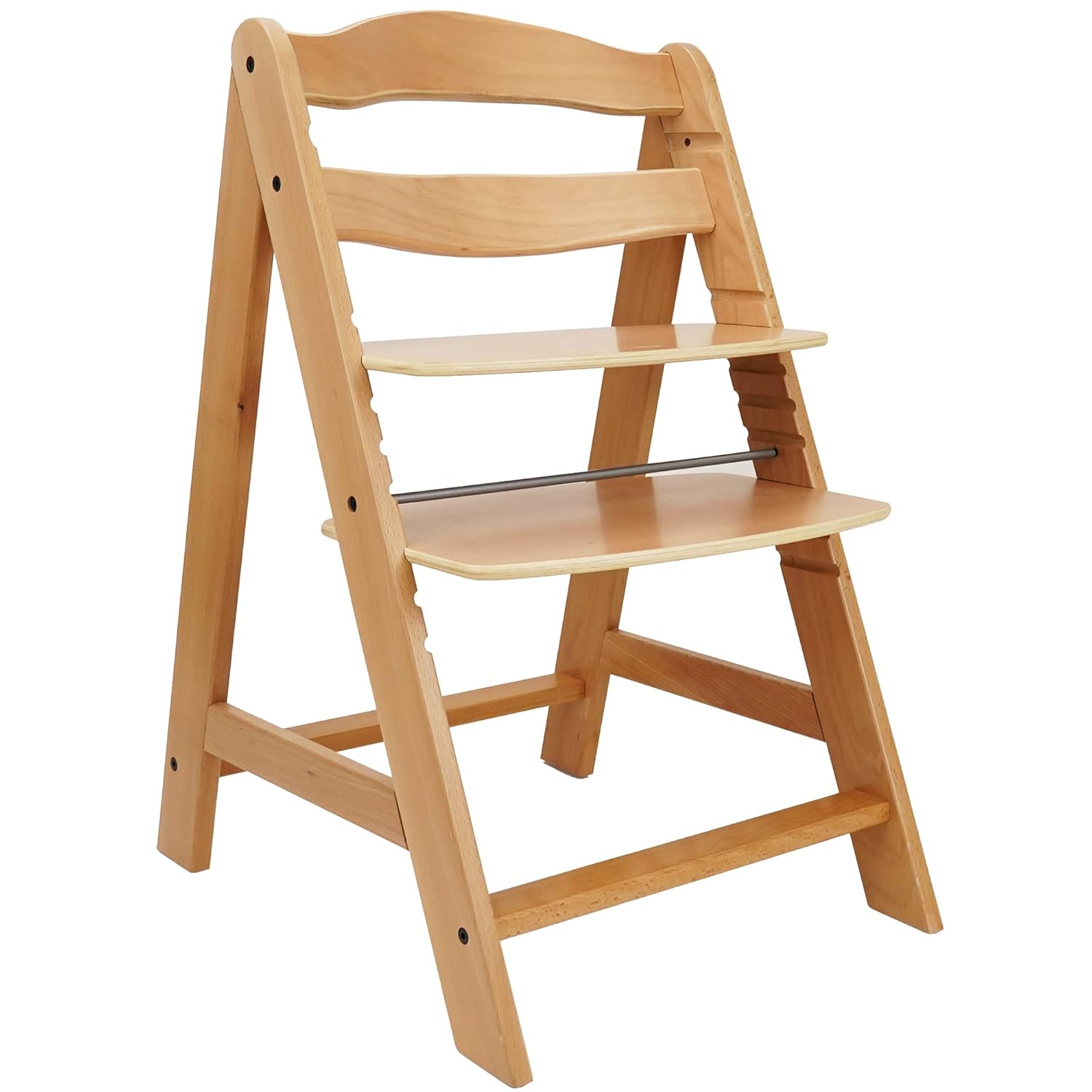 509 Crew Silla Sky Wood Natural - Hecho de madera de haya alemana dura, muebles para niños, asiento ajustable y reposapiés, a partir de 3 años, hasta 218 libras. Colombia