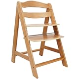 509 Crew Sky Wooden Chair&colon; Natural - Made of Hard German Beechwood&comma; Kids Furniture&comma; Adjustable Seat & Footrest&comma; Ages 3&plus;&comma; Up to 218 lbs&period;