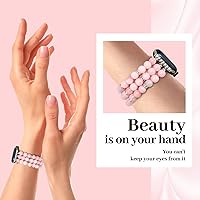 Vista 113 de JR.DM Natural Stone Beaded-Bands Women Compatible with Apple Watch Series 11 10 9 8 7 6 5 4 SE 3 2 1 Fashion Stretch Handmade Bracelet Fancy Boho