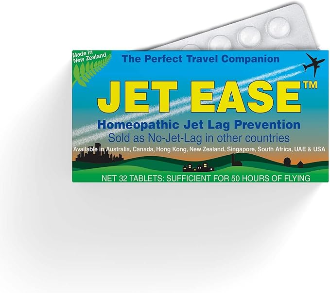 Miers Labs NO Jet Lag Homeopathic Jet Lag Remedy (1 Pack, 32 Chewable