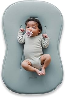 Snuggle Me Baby Lounger Curve: Organic Cotton Infant Nest with Travel Bag (0-6M)
