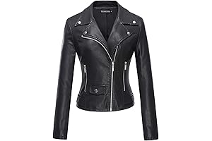 "Mujeres Chaquetas de Cuero" ¡Potencia tu estilo!