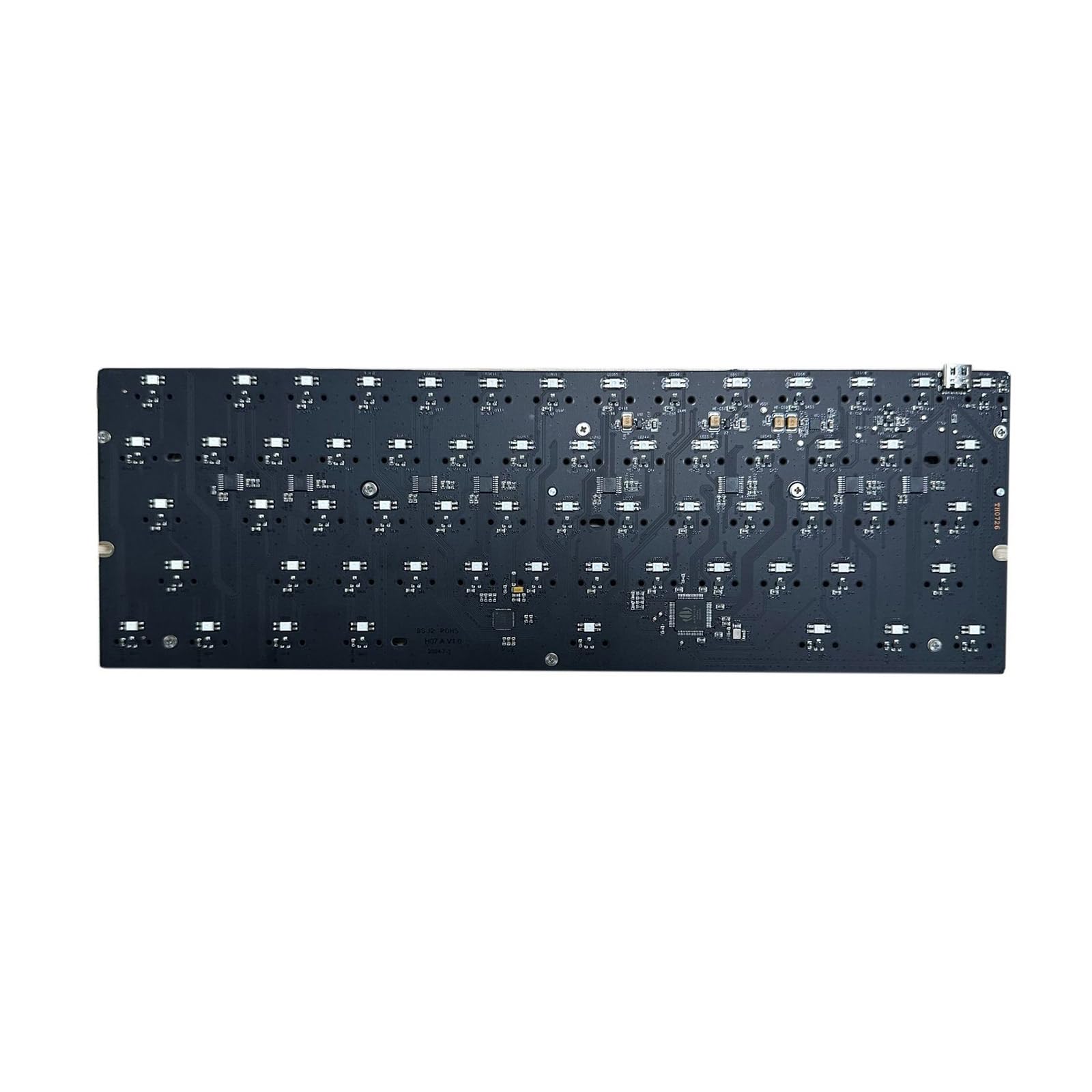 Raven61 - Tastiera a 61 tasti per appassionati di gioco, connessione con cavo ad alta velocità e tastiera personalizzabile ad alta sensibilità in metallo