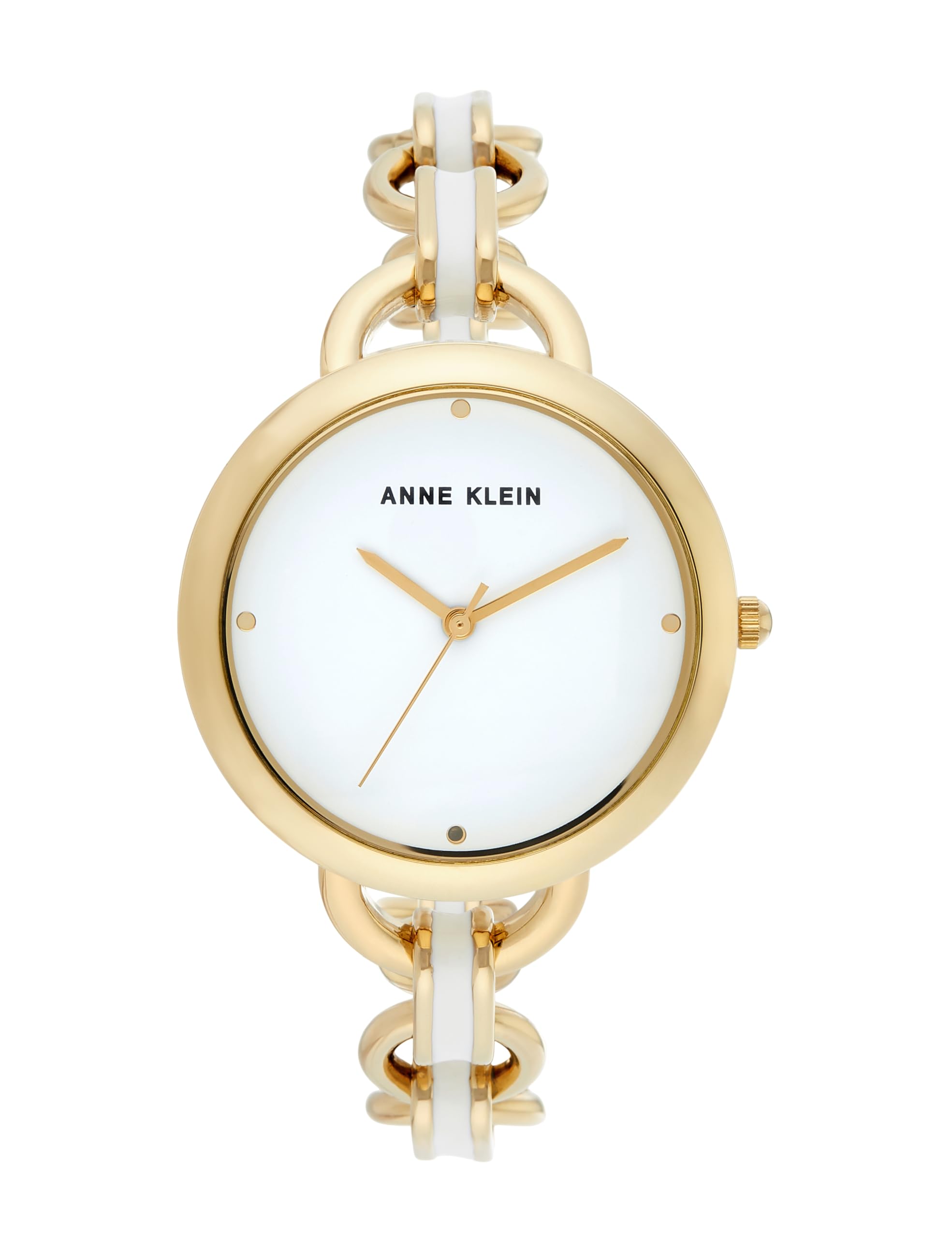 Quartz Analog White dial Metal Strap Watch for Women-AK4092WTGB-image-24