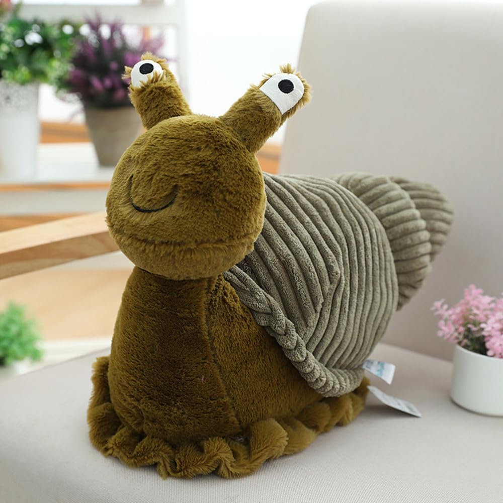 NatureMan Cute Snail Plush Toy Dolls, Soft Snail Stuffed Animals Birthday Gifts for Kids (11 inch) - Image 7