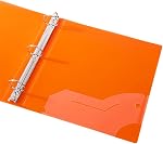 Filexec 3 Ring Binder, 1.5 Inch Capacity, Frosted, Letter Size, Pack of 6, Blueberry, Strawberry, Grape, Lemon, Lime, Tangerine (50160-6493)