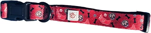 Ohio State Brutus Buckeye Paw Prints Dog Collar (X-Large)