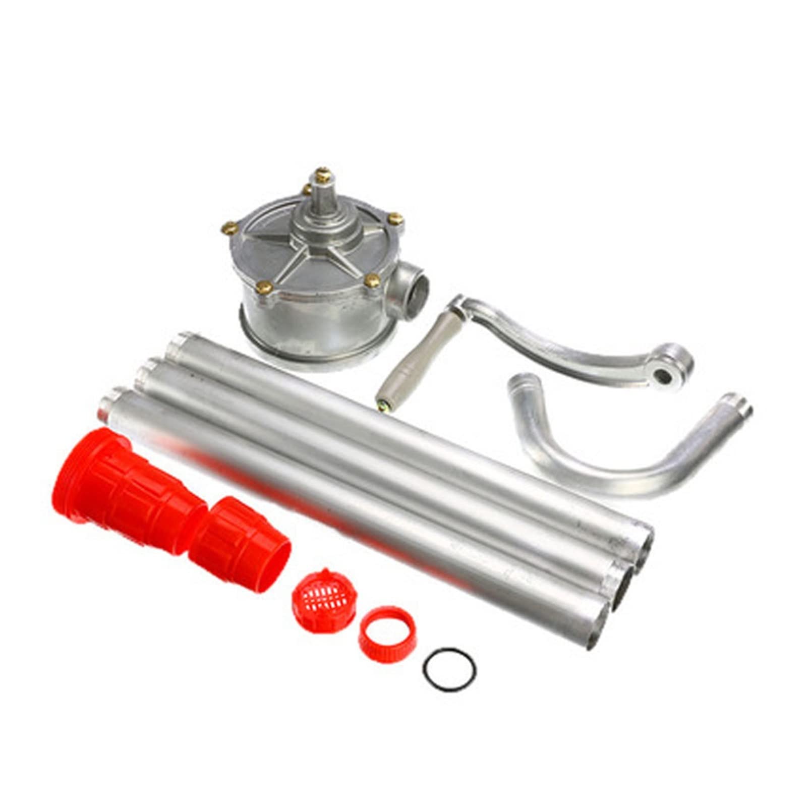 134 CM 22L/min tambour lourd rotatif manuel pompe à main Diesel mazout gaz outil de transfert 32mm nouvelle huile baril carburant robuste,Performances Puissantes