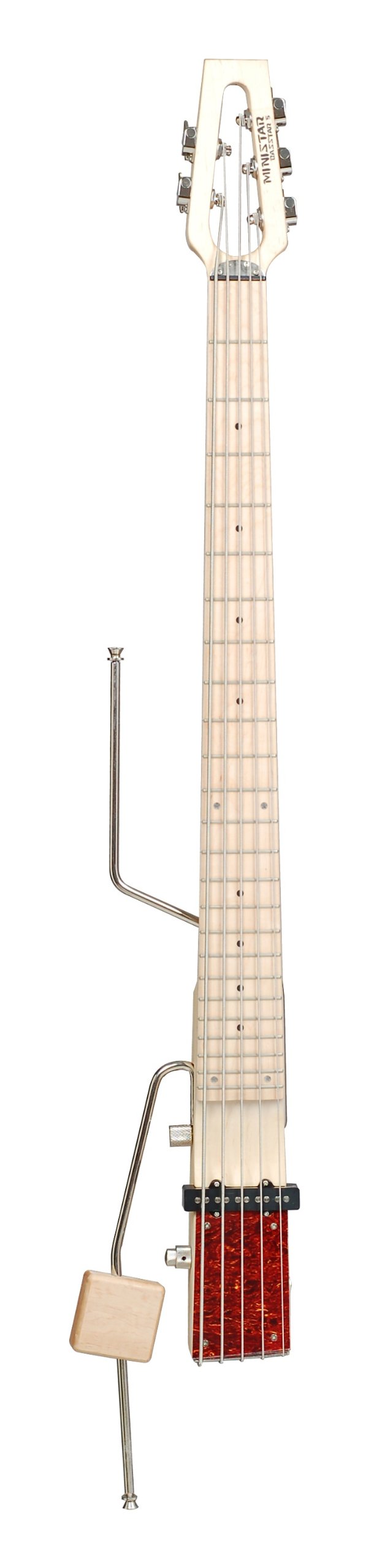 Ministar AMS-BASSTAR 5 Electric Bass Guitar (5 String, Natural