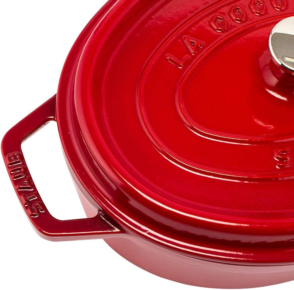 ストウブ ] Staub ピコ・ココット オーバル 27cm チェリー／レッド