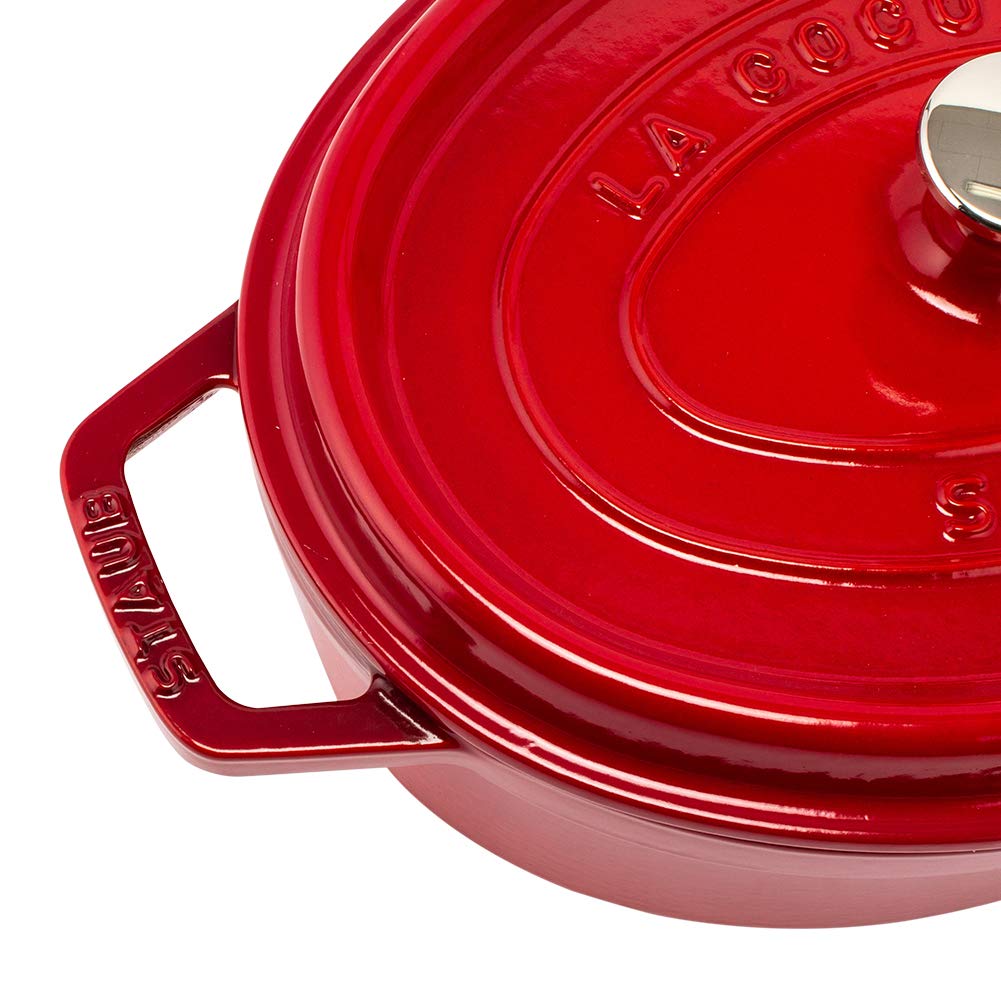 【美品】STAUB ストウブ　ココットオーバル27cm　チェリーレッド Amazon｜[ ストウブ ] Staub ピコ・ココット オーバル 27cm