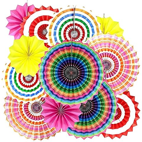YBwanli Paper fans (colourful) Cover
