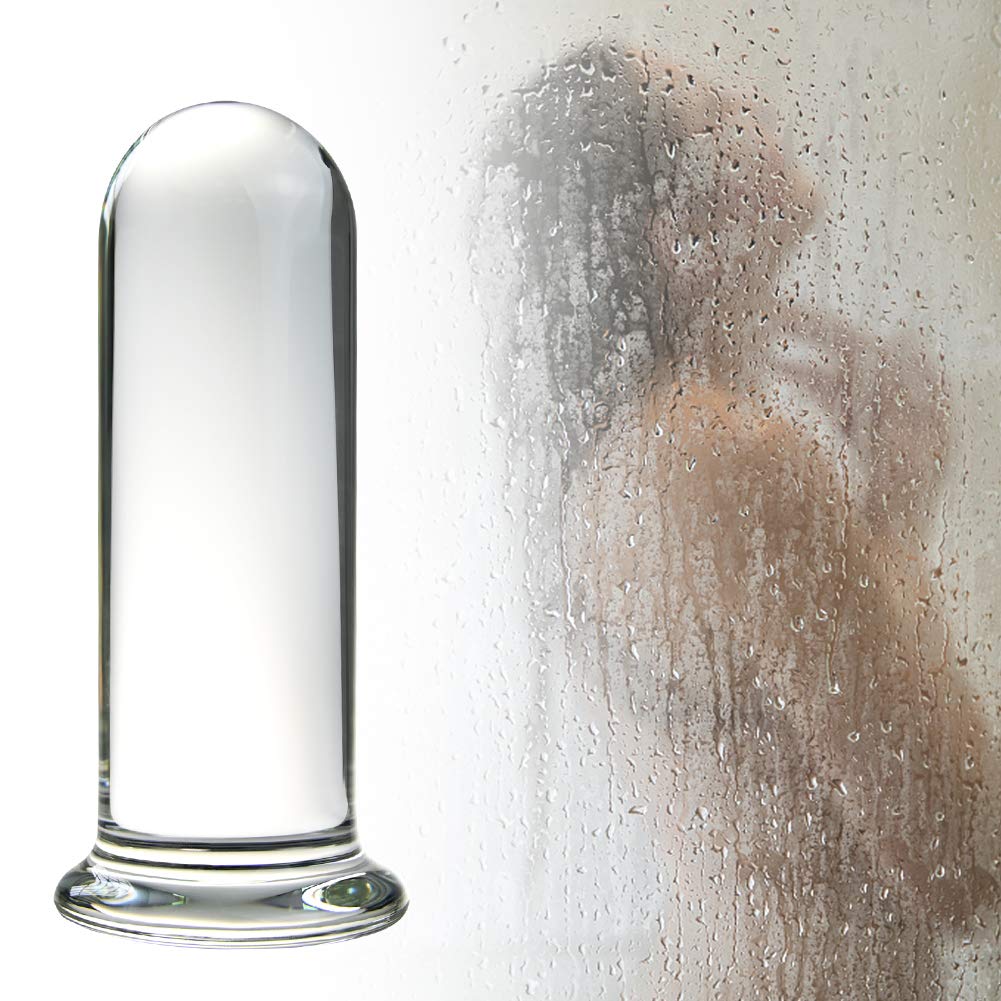 FST arge Butt Plug Big Crystal Dildo G spot Stimulator Sex Pleasure Wand for Women Men Adult Products Masturbation Glass Dildo: M