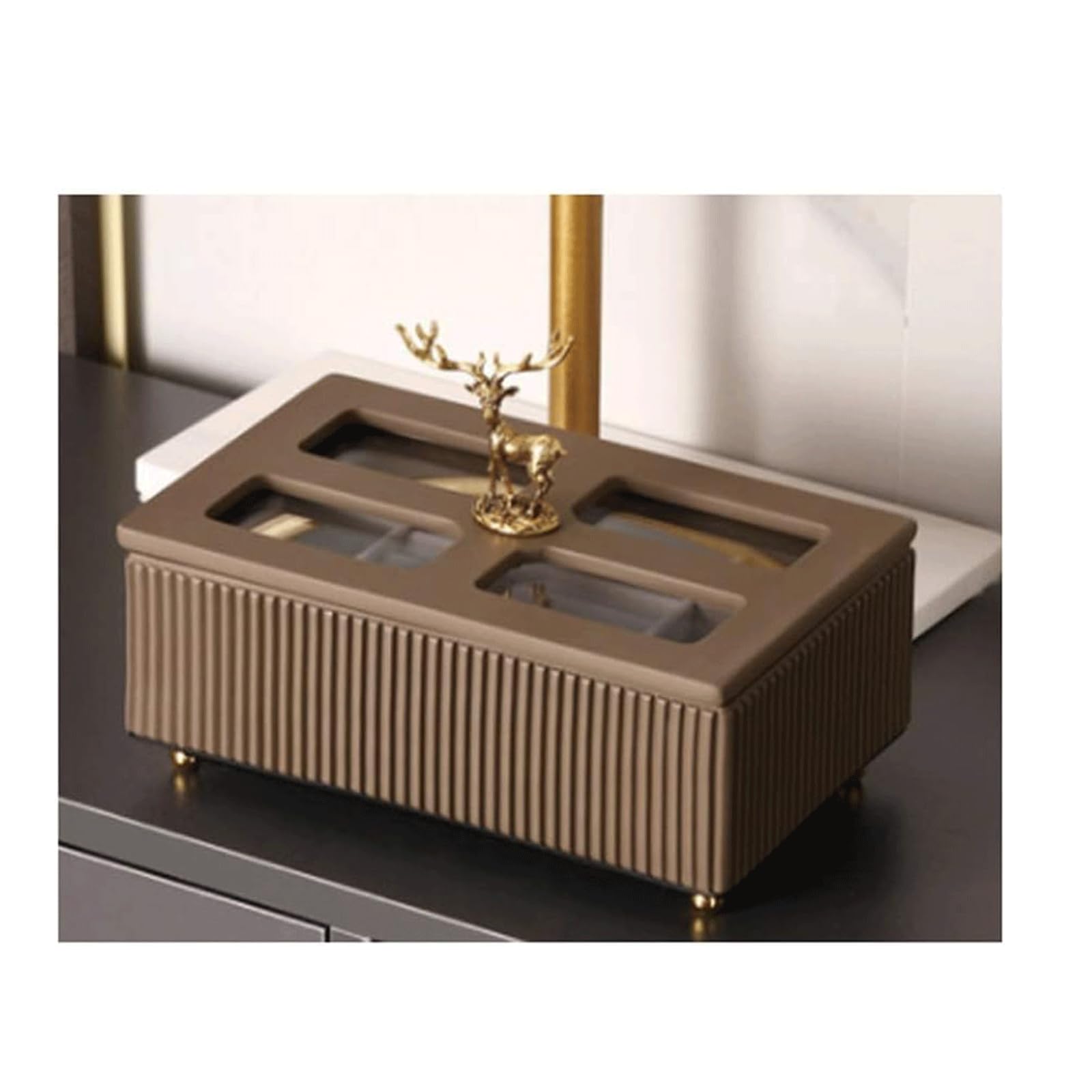 Large Capacity Jewelry Box Resin Jewelry Case Fashion Jewelry Storage Box for Women Bedroom Jewelry Organizer Box