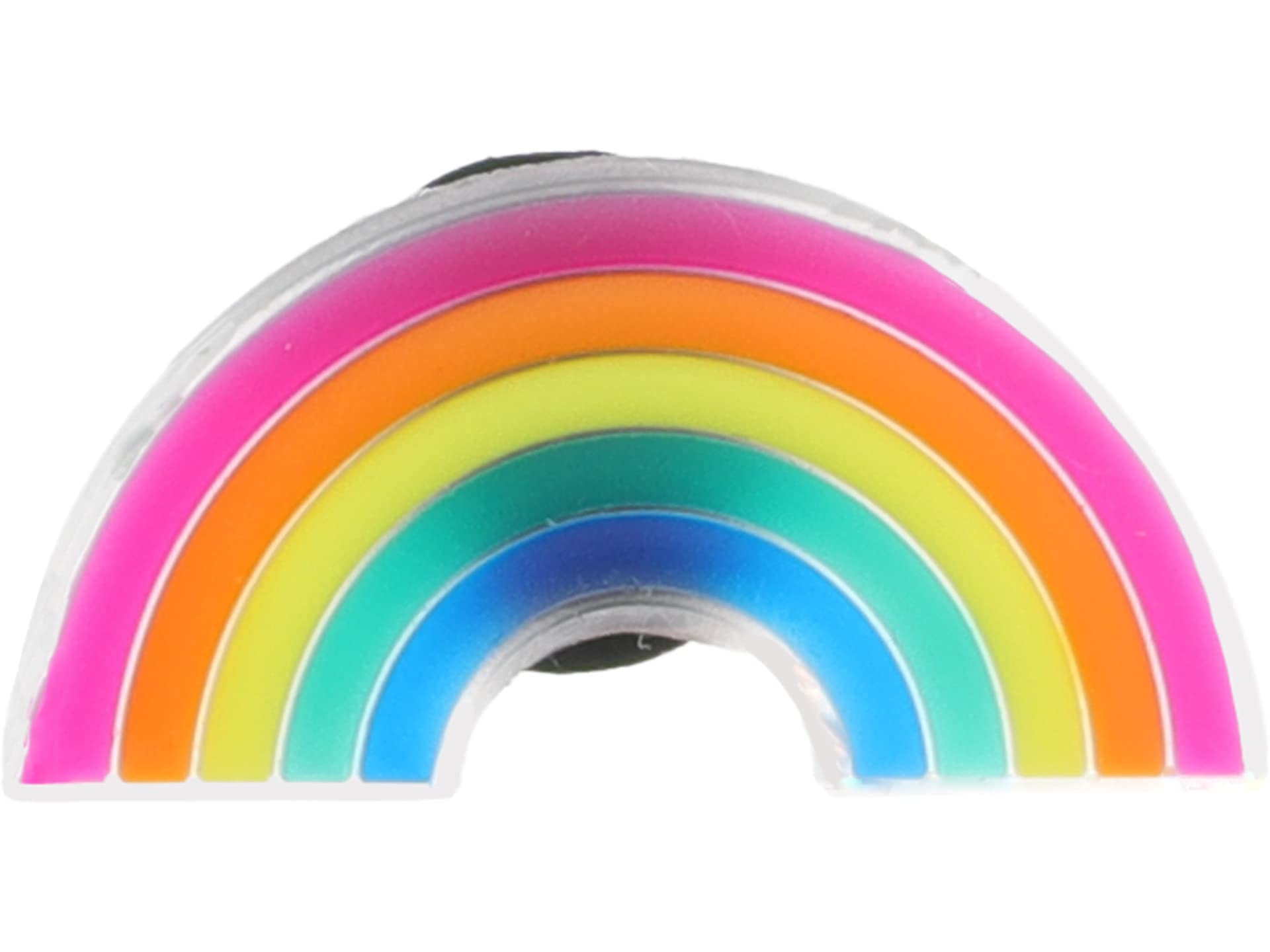 Crocs Jibbitz Rainbow SHOE ACCESSORY | Jibbitz for Crocs, Translucent Rainbow, Small