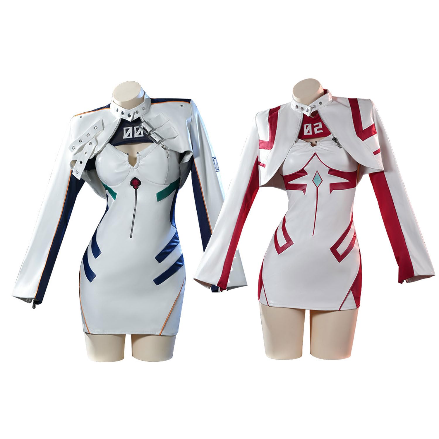 エヴァンゲリオン 綾波レイ コスプレ衣装 レーシングスーツ風 Mサイズ