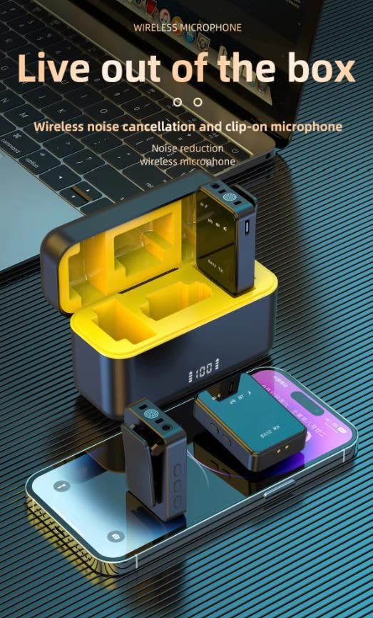 Microphone sans fil pour interview et podcast de rue sur Android ou iPhone - 6