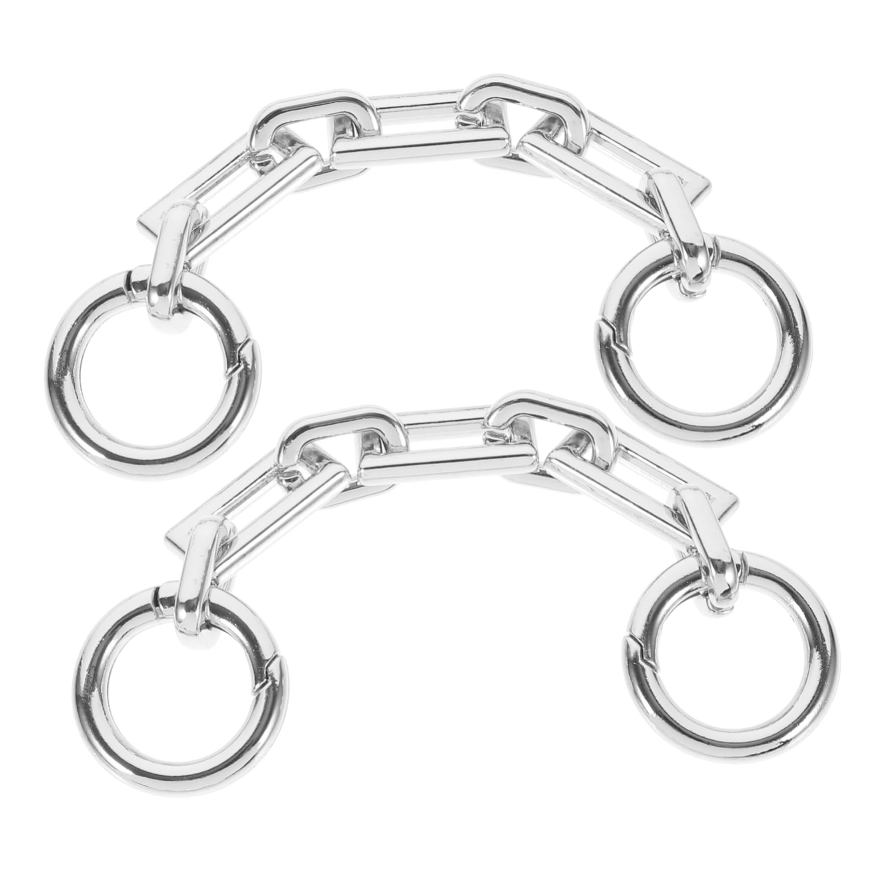 Cadena para bolso ajustable de eslabones dorados y cuero para mayor comodidad al hombro
