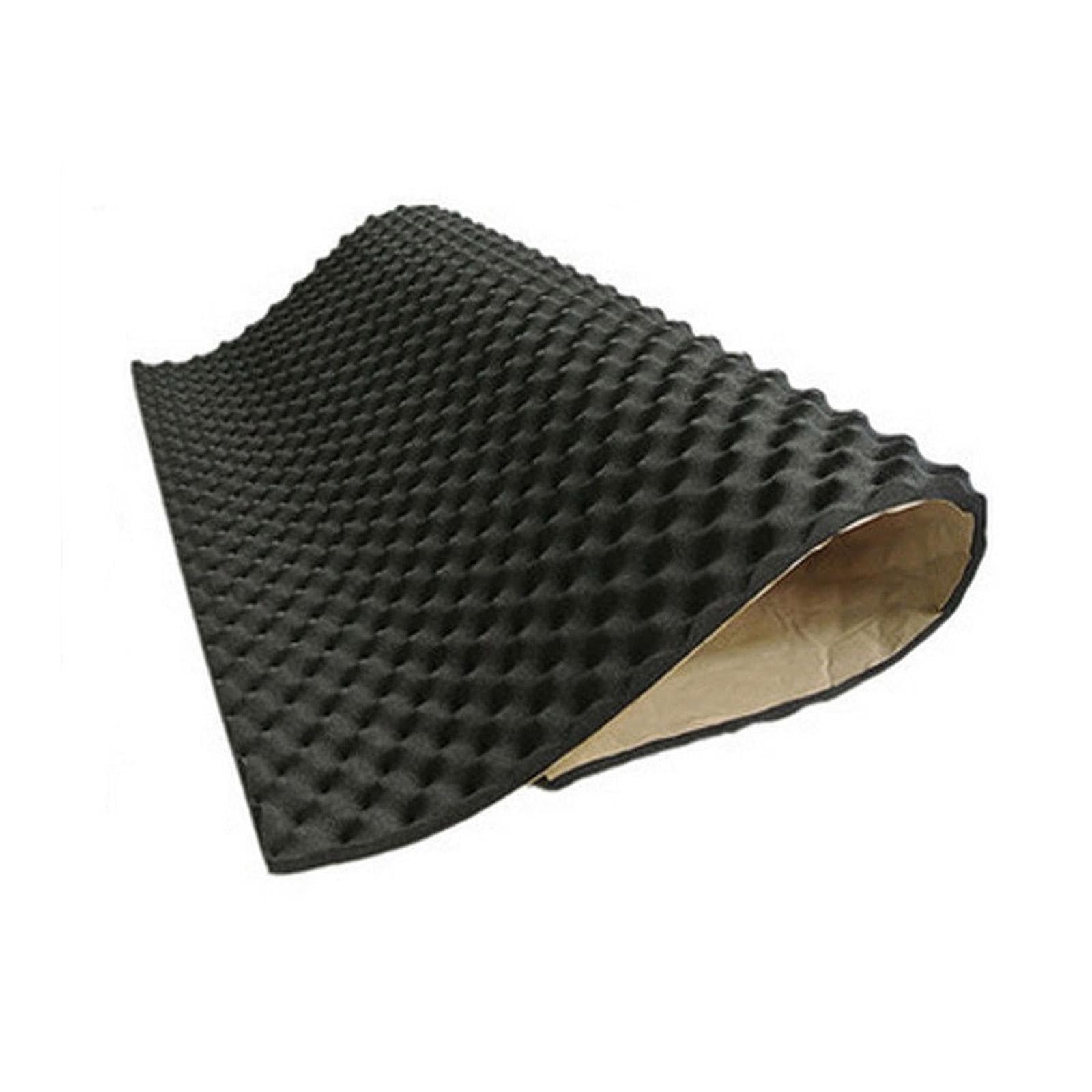 Heshuyan 100Cmx50cmx2cm Automobile Insulation Auto Studio Sound Acoustic Absorption Car Heatproof Soundproof Insulation Wave Mat Cotton Foam Deadener(100Cmx50cmx2cm)