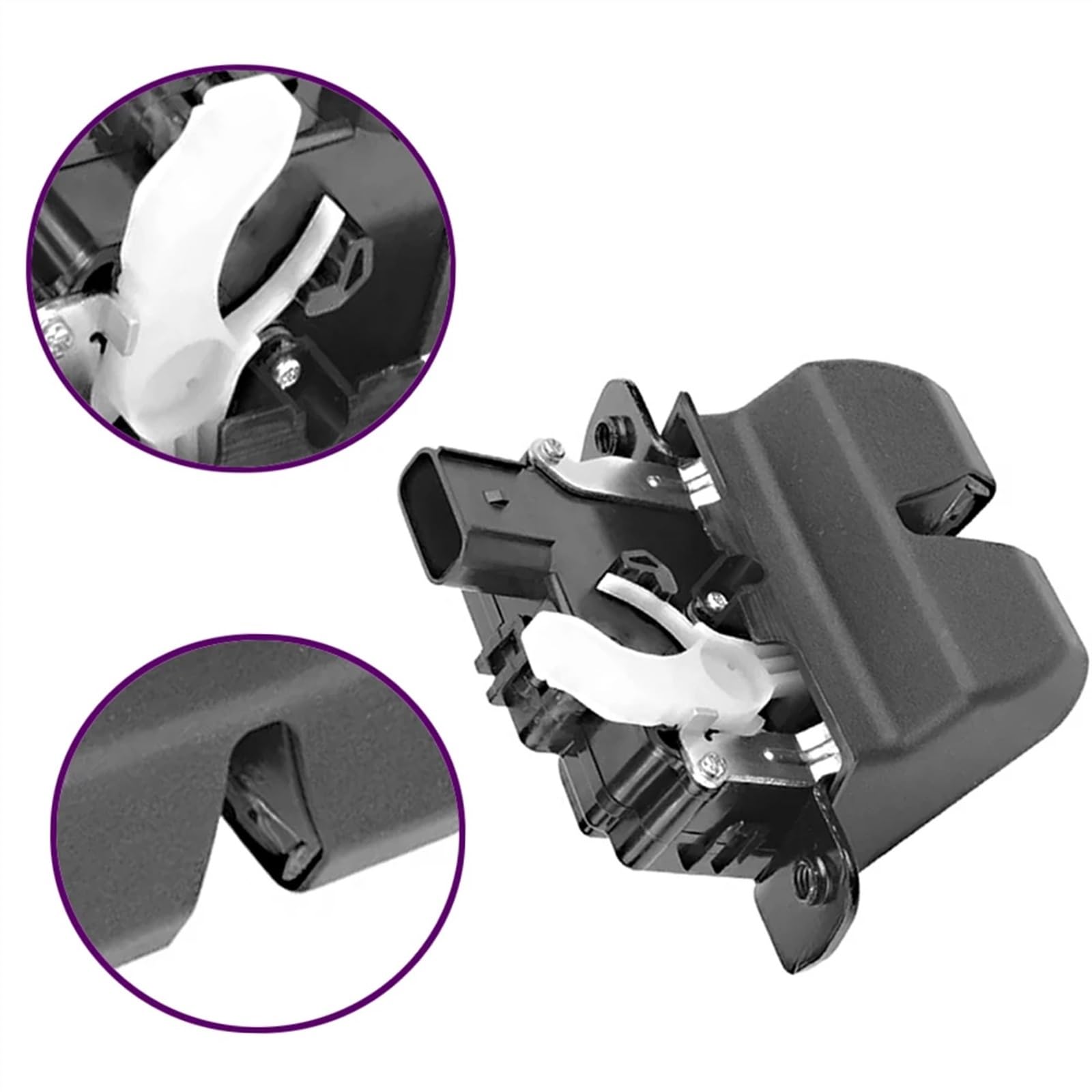 Candado maletero traser Compatible con KIA para SPORTAGE | 81230-D3000, 81230D3000, 81230 D3000, pestillo de bloqueo de puerta trasera de 5 pines