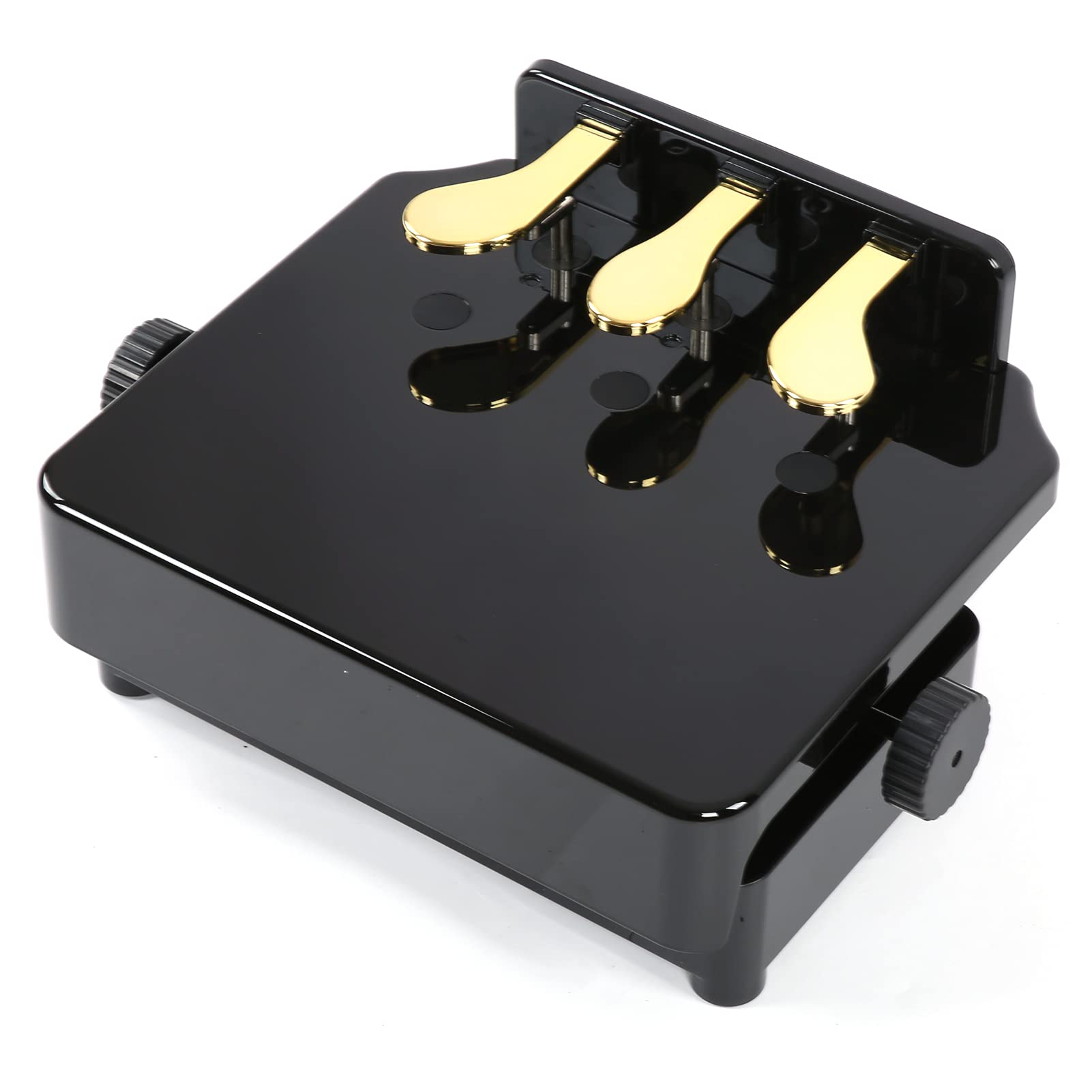 Pedale per Pianoforte, Estensore per Pedale del Pianoforte, Pedale Robusto e Durevole Regolabile in Altezza per L'apprendimento e L'uso da Parte dei Principianti(nero)