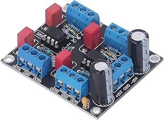DC Chip Driver Board, Preamplifier Board, NE5532 Chip Driver Board 5W DC 12V‑15V 4 Channel Preamplifier Board, Acceleration Sensors