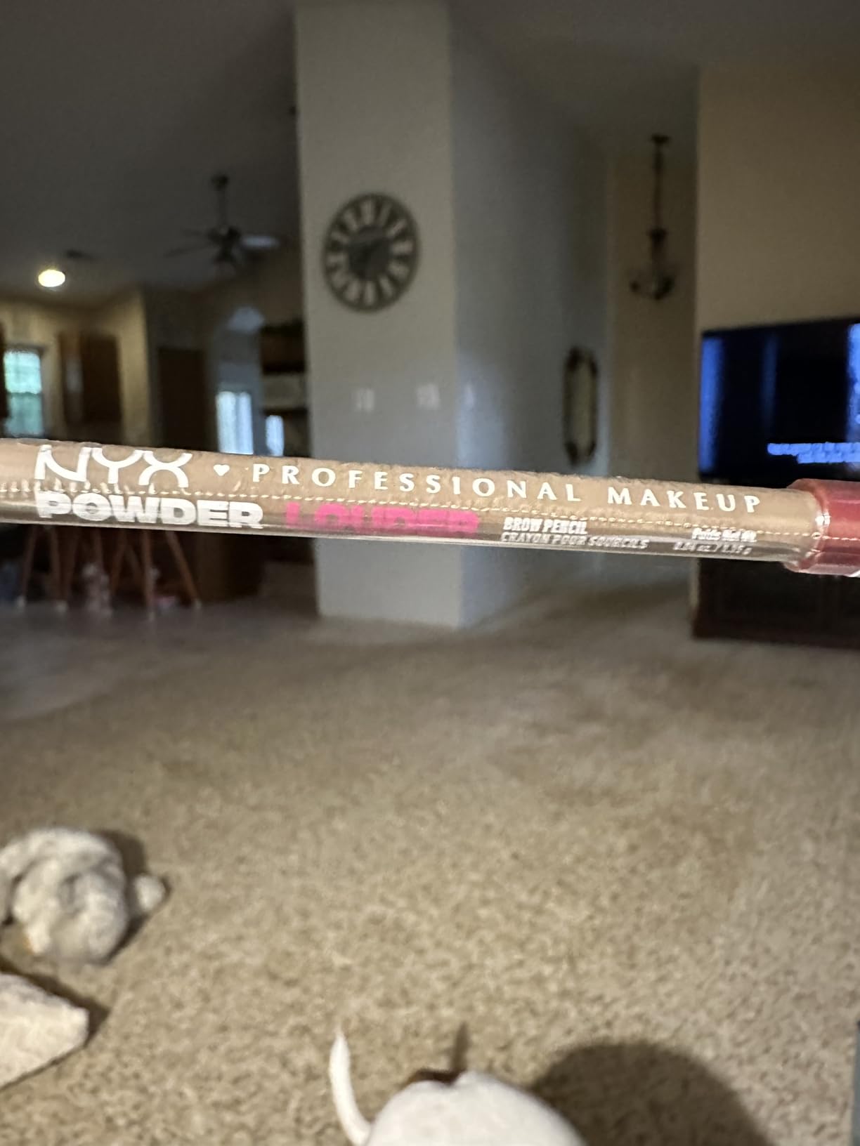 NYX PROFESSIONAL MAKEUP Powder Louder Eyebrow Pencil, Brow Pencil with Buildable Volume For Up To 12HR Wear, Vegan Formula - Auburn