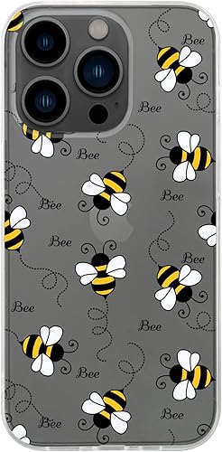 Miniatura 68 de Blingy's Funda para iPhone 13 Pro (6.1 pulgadas), lindo patrón de cerdo divertido estilo animal de dibujos animados, transparente, suave TPU funda