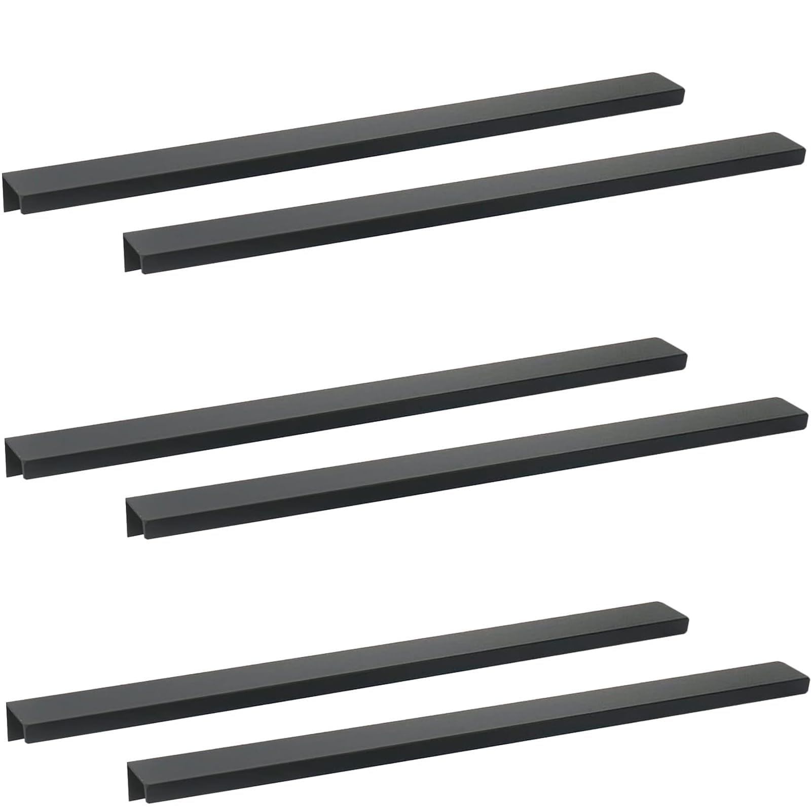 Kantenzug für Schränke, Kommoden, Kleiderschrank, Schublade, 32,6 cm, Lochabstand, Aluminiumlegierung, verdeckte Schubladengriffe für Schrank, Kommode, Kleiderschrank, Schublade, 40 cm, 6