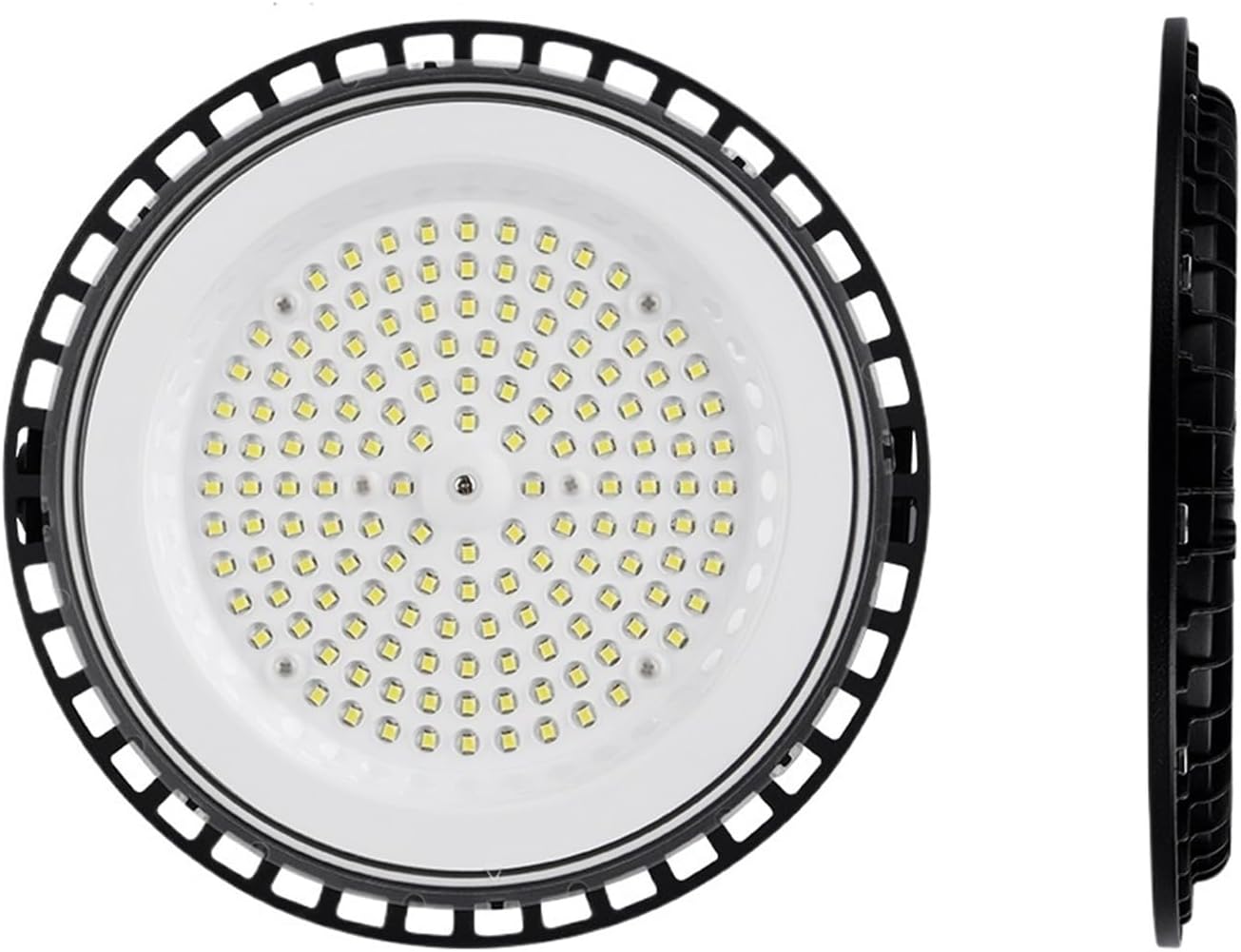LED Industrial Light 100W 150W 200W UFO Bay Lights Super Bright Round Spotlights(White)